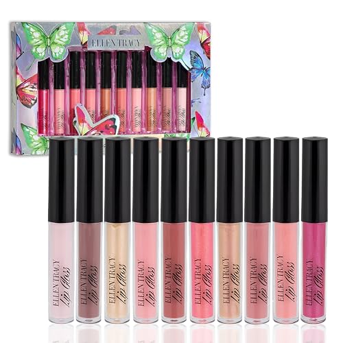 Ellen Tracy 10-Piece Lip Gloss Collection Set
