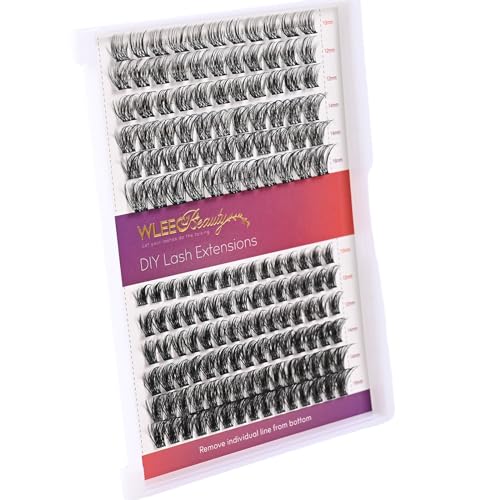 Lash Clusters DIY Eyelash Extensions 156PCS D Curl 10-16mm