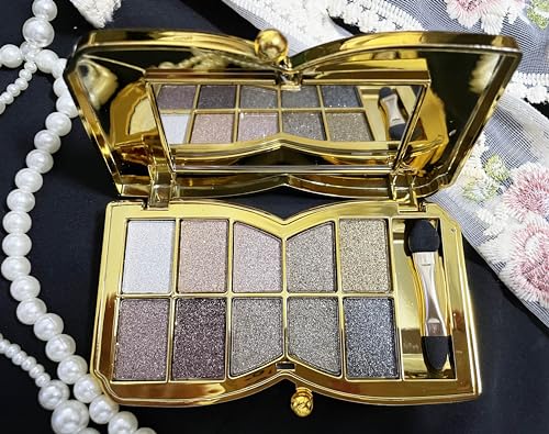 10 Color Glitter Eyeshadow Palette - Shimmer & Matte