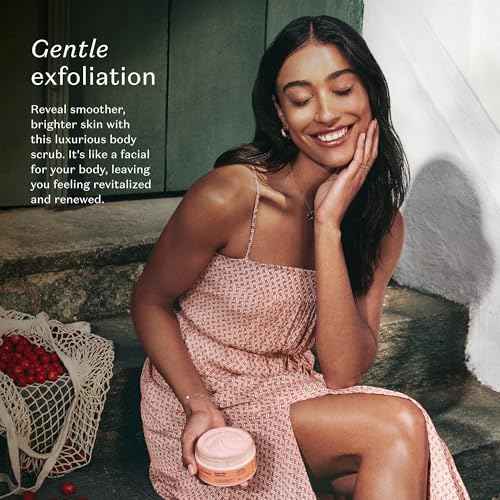 Nativa SPA by O Boticario Acerola Cherry Renewing Body Scrub, Gentle Exfoliation for Smooth, Radiant Skin, 7.05 Ounce (200g)