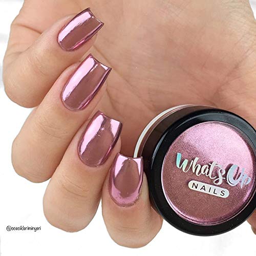 Whats Up Nails - Rose Chrome Powder For Mirror Nails