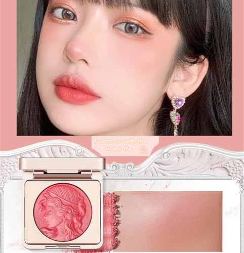 Embossed Powder Blush Palette - Pink Natural Flush Makeup