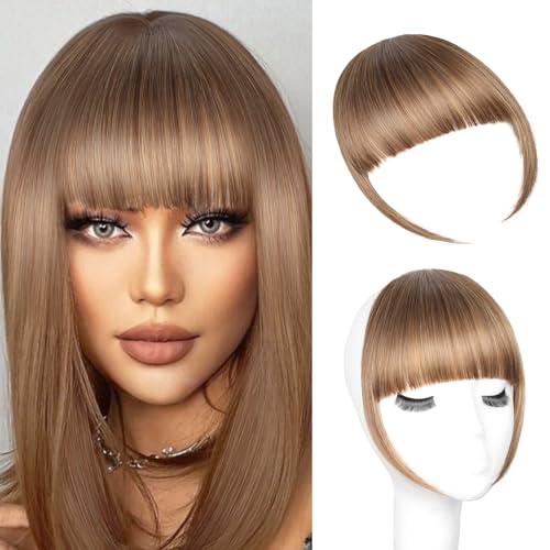 LEEONS Clip-In Bangs Hair Piece | Synthetic Hairpiece