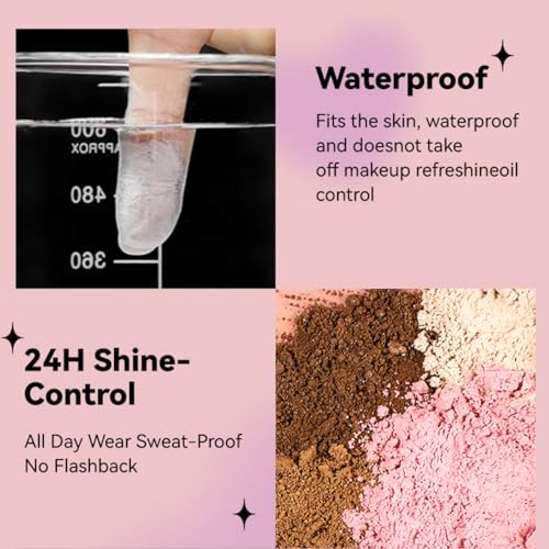 Loose Face Powder Glitter Setting Powder Matte Finish