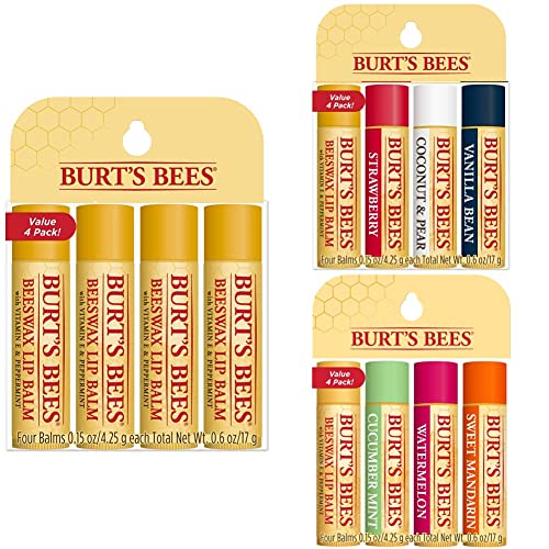 Burt's Bees Lip Balm Flavor 12count
