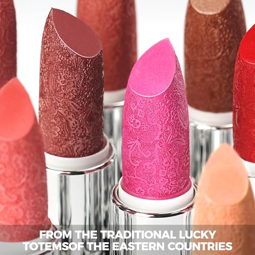 Silk Finish Glitter Lipstick - Waterproof 24H Hydrating