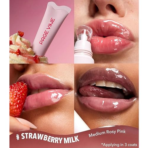 4-Color Hydrating Jelly Lip Gloss Set – Moisturizing & Long-Lasting