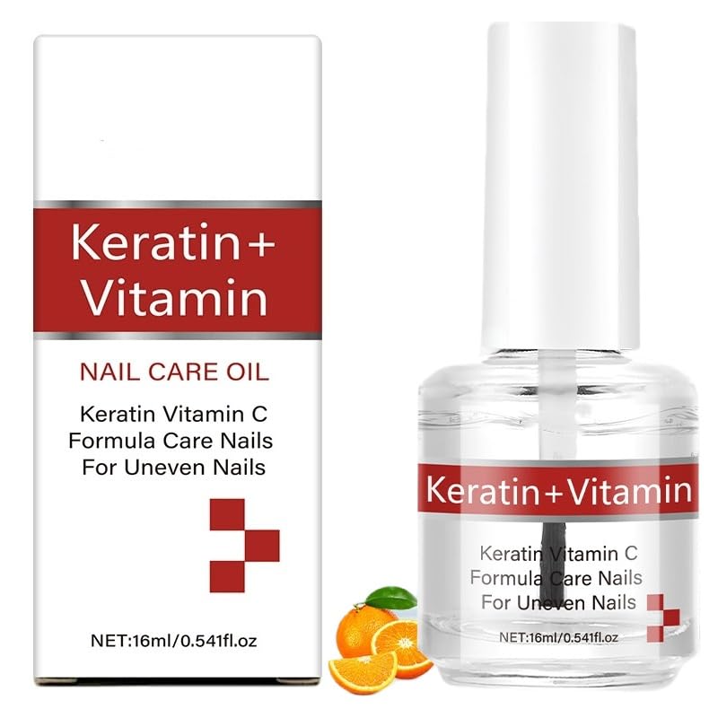 Keratin + Vitamin C Nail & Cuticle Oil for Strength