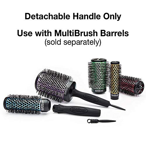 Olivia Garden MultiBrush - Non-Electrical Detachable Thermal Brush with Ceramic Barrel