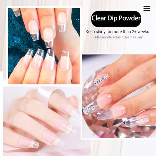 AZUREBEAUTY Pro Clear Dip Powder 60g - Long-Lasting Acrylic Dipping Powder