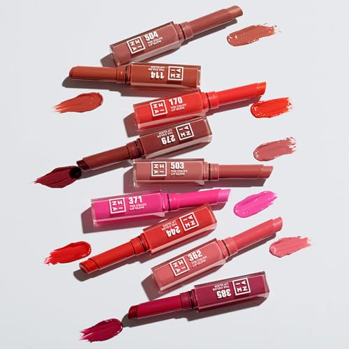 3INA The Color Lip Glow - Wild Berry Pink Lipstick