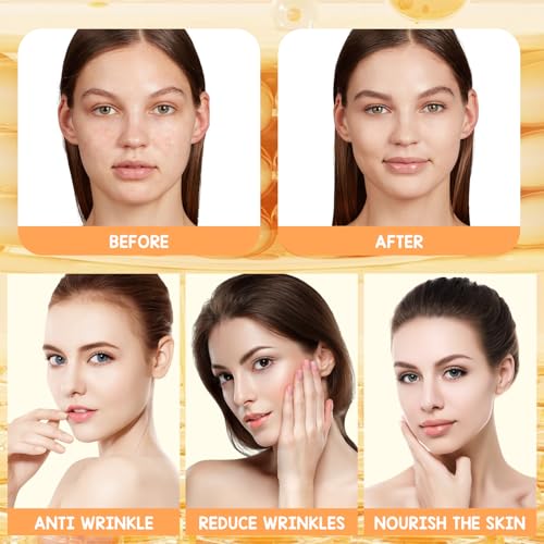 100% Organic Paracress Facial Oil - Anti-Aging Moisturizing Essential Oil for Wrinkle Reduction, Hydration(2Pcs)