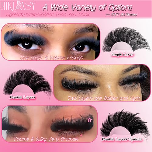Lash Clusters 260D Volume Eyelash Extensions 12-22mm (288pcs)