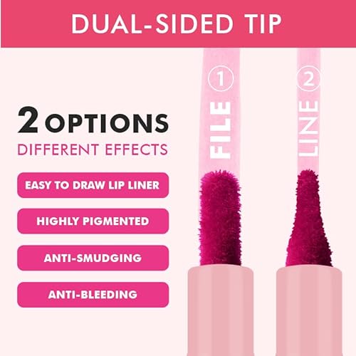 Lip Tint Stain 7 Colors£¬Long Lasting Velvet Finish£¬Lightweight & Non-Sticky£¬Dual Use Lip & Cheek Stain£¬Portable Applicator Pen 002# rosewood