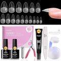 Beetles Tipex Lite Apex Nail Tips Kit, 192pcs with UV Lamp