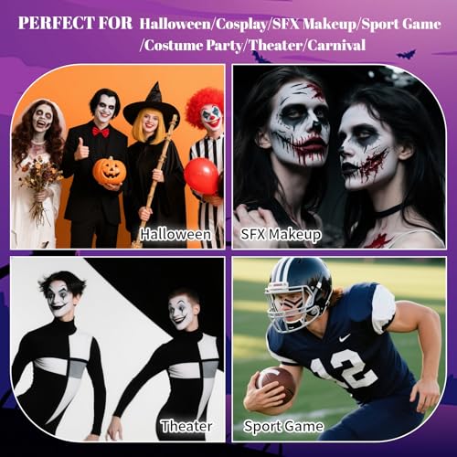 Professional Oil-Based Body Paint for Halloween Cosplay & SFX Makeup