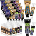 Dansib 24-Pack Halloween Hand Cream & Lip Balm Gift Set for Women - Fun Seasonal Scents