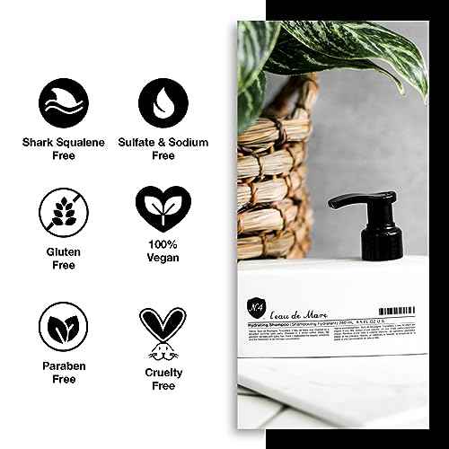 Number 4 Hydrating Shampoo, Moisturizing and Color Safe Shampoo, 8.5 oz