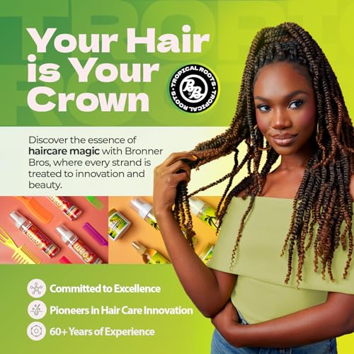 Bronner Brothers Tropical Roots Twist, CREAM 6.0 Fl Oz