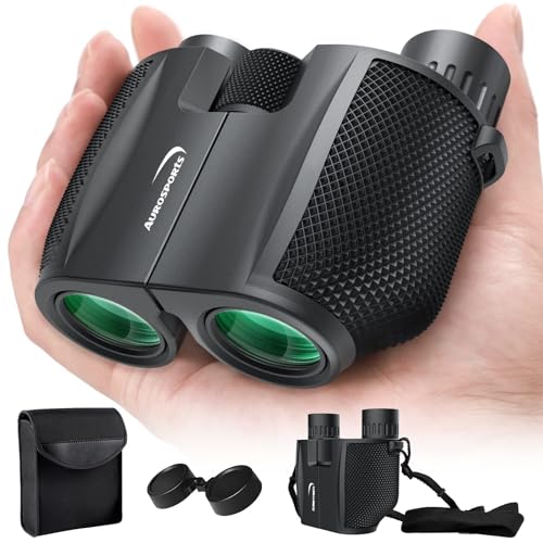 Small Compact Binoculars Adults Kids - Lightweight Easy Focus Binoculars for Outdoor Hiking