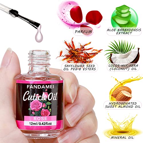 Nail Care Kit with Files, Buffers, Cuticle Tools & Oil