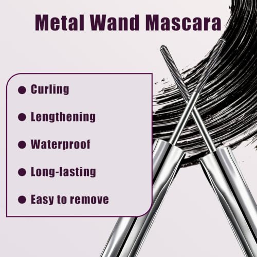 Iron Wand Mascara - Metal Wand, Waterproof & Clump-Free