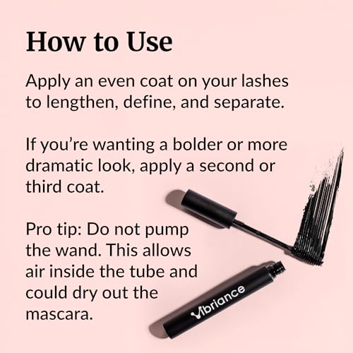 Vibriance Volumizing Tubing Mascara - Soft Black, Hypoallergenic & Moisturizing