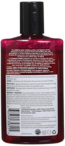 Avalon Organics Perfecting Toner, Wrinkle Therapy with CoQ10 & Rosehip, 8 Oz