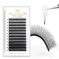 CoMango U-Shape Eyelash Extensions 4D Premade Fans 0.07mm
