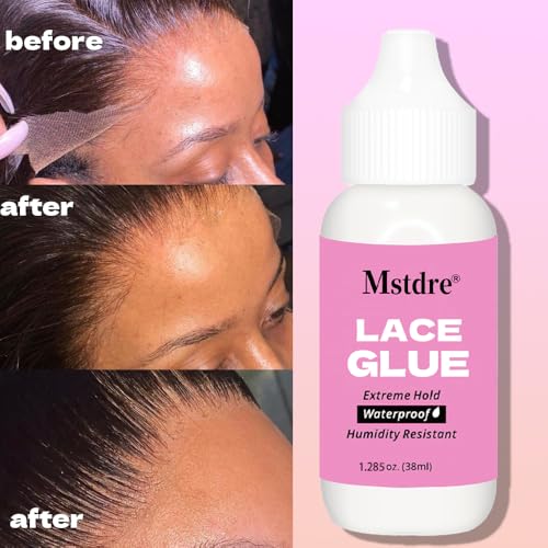Lace Wig Glue - Invisible Bonding Adhesive, Water-Resistant, 1.3oz