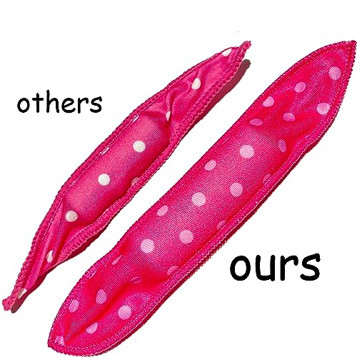 Aimin Soft Foam Heatless Hair Curlers - Overnight Sleep Rollers Set (Pink)