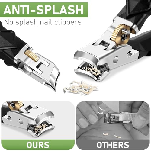 Heavy Duty Toenail Clippers for Thick Nails Seniors Ultra Sharp Wide Jaw