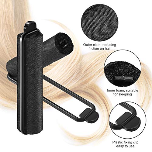 Syhood 60 Satin Foam Sponge Hair Rollers - 0.6 Inch Curlers