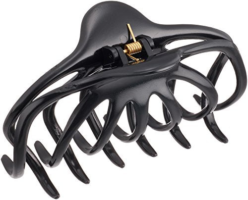 Caravan Hump Hair Claw Will Gather All Your Hair In These Large Wavy Teeth In Black