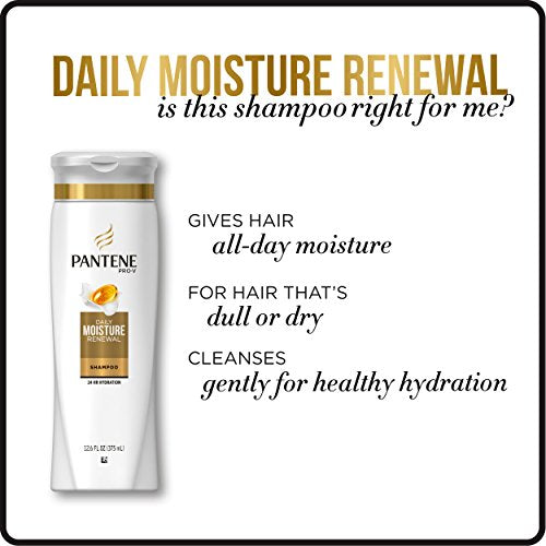 Pantene Daily Moisture Renewal Duo set, 12.6 Oz Shampoo and 12 Oz Conditioner