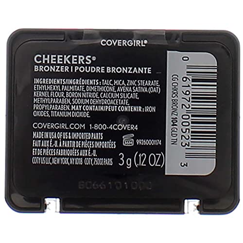 Cover Girl 00523 104gldtan Golden Tan Cheekers Bronzers