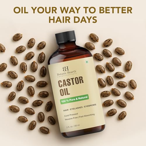 Botanic Hearth Castor Oil 2 oz | 100% Pure & Cold Pressed
