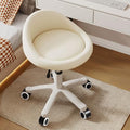 Ergonomic Rolling Stool with Adjustable Height & Swivel Seat