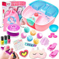 Kids Spa Day Kit - Foot Spa, Nail Dryer, Bath Bombs & Accessories