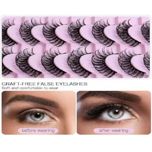 DIY Eye Lashes Extensions Long Spiky Lash Clusters mixed 12-22mm Individual False Eyelashes Various Styles Cluster (Ql06+Spiky)