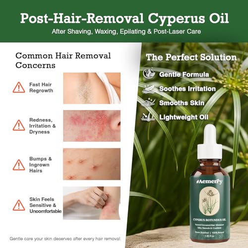 Natural Cyperus Rotundus Oil for Hair Removal & Skin Care