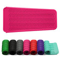 Heat Resistant Silicone Curling & Flat Iron Travel Case & Cooling Pad - Hot Pink 1 Pack