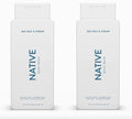 Native Body Wash Contains Naturally Derived Ingredients | For Women & Men, Sulfate, Paraben, & Dye Free Leaving Skin Soft and Hydrating | Sea Salt & Cedar 18 oz - 2 Pk
