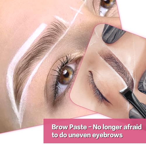 White Brow Mapping Paste with 2 Angled Brushes