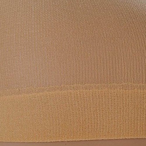 Wig Cap for Women - Thin Stretchy Nude Stocking Cap for Wigs - 2 Pieces - Beige