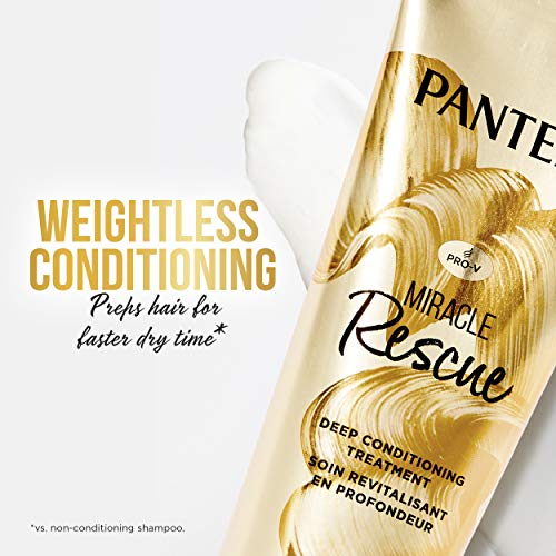 Pantene Miracle Rescue Deep Conditioning Hair Mask Treatment, 8 fl oz, 6.244 Fl oz