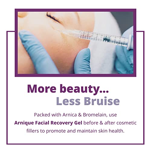 Arnique Arnica Gel for Face - Facial Recovery Aftercare for Fillers & Cosmetic Injection Treatments, Arnica Montana and Bromelain for Bruising and Swelling After Surgery Skin