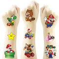 20 Mario Temporary Tattoos - Party Favors & Activity Prizes