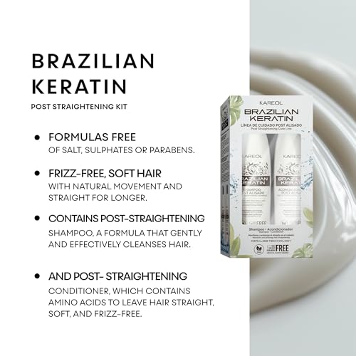 Brazilian Keratin Post-Straightening Shampoo & Conditioner Set