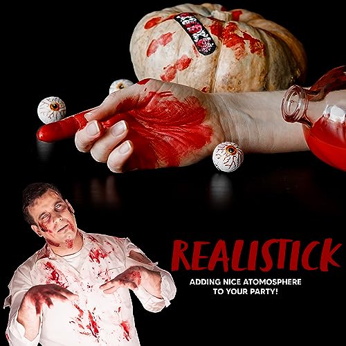 Halloween Makeup Kit 16 Pcs Face Paint Fake Blood Zombie Costume